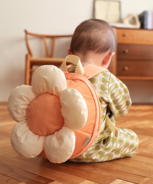 Ocean&Ground（オーシャン&グラウンド）の「BABY FLOWERPACK（バックパック/リュック・キッズ・レッド系/イエロー/ライトパープル・SMALL）」の7枚目の写真
