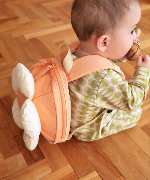Ocean&Ground（オーシャン&グラウンド）の「BABY FLOWERPACK（バックパック/リュック・キッズ・レッド系/イエロー/ライトパープル・SMALL）」の6枚目の写真