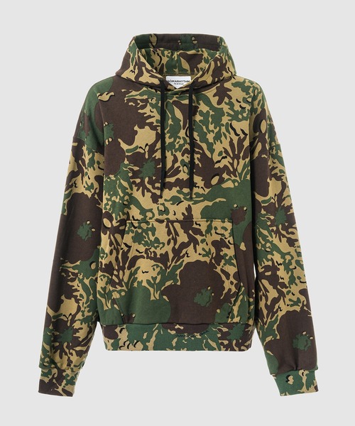 NOMA t.d.(ノーマティーディー)の「Camo Flower Hoody(パーカー・メンズ・オリーブ・3/4)」の1枚目の写真