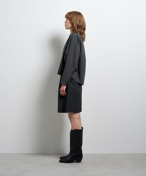 LANVIN en Bleu（ランバンオンブルー）の「ウールトロピカルドルマンフォルムシャツ（シャツ/ブラウス・レディース・ベージュ/ブラウン・38）」の4枚目の写真