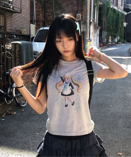 chancechance(チャンスチャンス)の「ラッキーガールTシャツ(Tシャツ/カットソー・レディース・その他・FREE)」の3枚目の写真