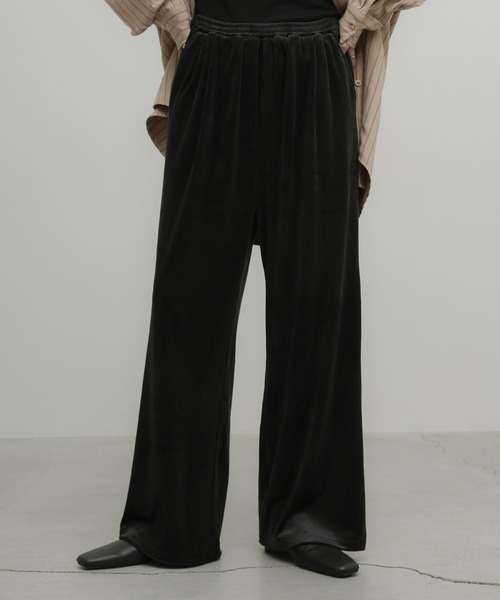 select MOCA(セレクトモカ)の「ストレッチベロアイージーパンツ(その他パンツ・レディース・キャメル/ベージュ/ブラック/ブラウン・LARGE/MEDIUM/SMALL)」の14枚目の写真