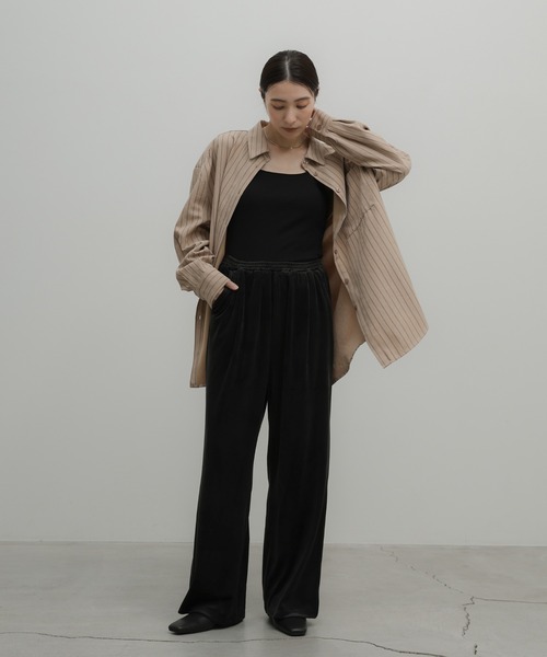 select MOCA(セレクトモカ)の「ストレッチベロアイージーパンツ(その他パンツ・レディース・キャメル/ベージュ/ブラック/ブラウン・LARGE/MEDIUM/SMALL)」の17枚目の写真