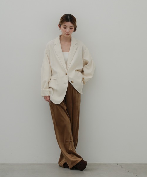 select MOCA(セレクトモカ)の「ストレッチベロアイージーパンツ(その他パンツ・レディース・キャメル/ベージュ/ブラック/ブラウン・LARGE/MEDIUM/SMALL)」の20枚目の写真