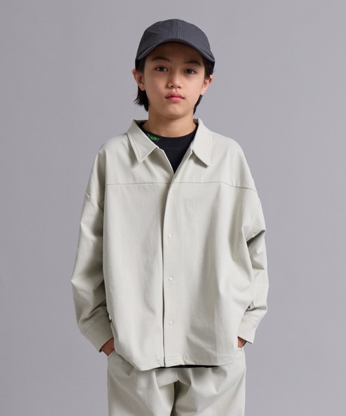 PAIRMANON STREET(ペアマノンストリート)の「【マルチファンクション】吸水速乾 長袖 シャツ 【PAIRMANON STREET】(シャツ/ブラウス・キッズ・ブラウン/ブラック系その他/ホワイト/ホワイト系その他/ブラック・150/160/100/110/120/130/140)」の3枚目の写真