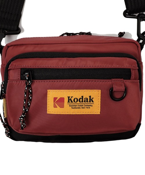 KODAK（コダック）の「コダックアパレル  Essential Square Mini Cross Bag 2.0（ショルダーバッグ・メンズ・レッド・ﾌﾘ-）」の2枚目の写真