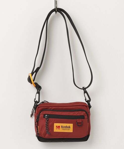 KODAK（コダック）の「コダックアパレル  Essential Square Mini Cross Bag 2.0（ショルダーバッグ・メンズ・レッド・ﾌﾘ-）」の9枚目の写真