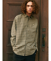 Gymphlex | レギュラーカラー 長袖シャツ CHECK MEN