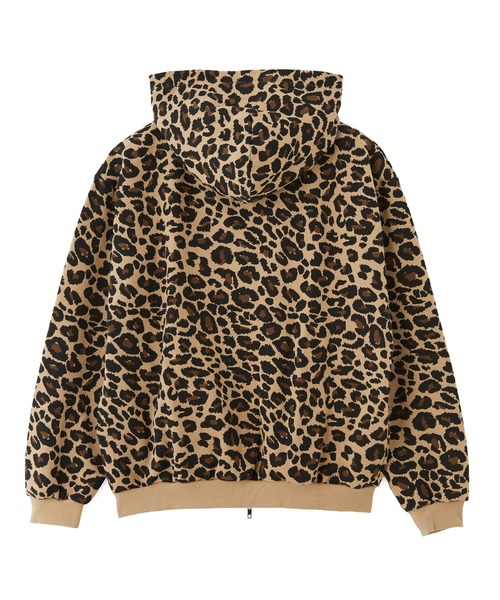 XLARGE（エクストララージ）の「LEOPARD ZIP HOODED SWEATSHIRT（パーカー・メンズ・チャコール/ホワイト/ベージュ・S/M/L/XL）」の13枚目の写真