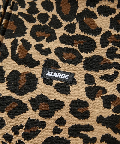 XLARGE（エクストララージ）の「LEOPARD ZIP HOODED SWEATSHIRT（パーカー・メンズ・チャコール/ホワイト/ベージュ・S/M/L/XL）」の14枚目の写真