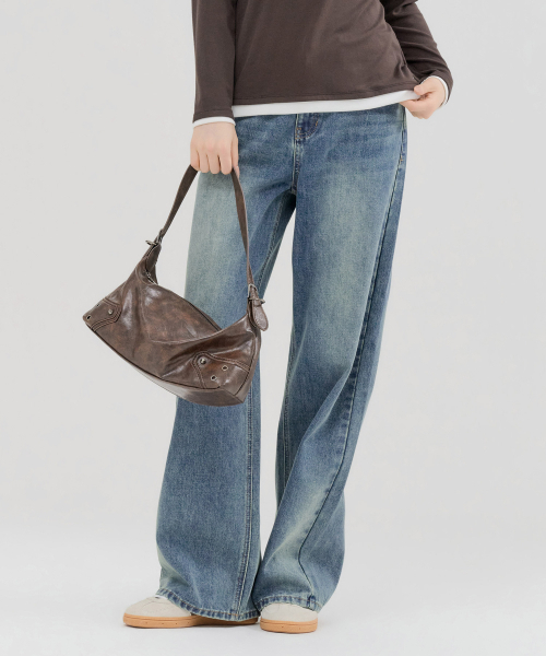 CHASECULT(チェイスカルト)の「レディース Mトーン ウォッシュド ワイドデニム-FERG2362B0N(デニムパンツ・レディース・ブルー・67/70/74/64)」の3枚目の写真
