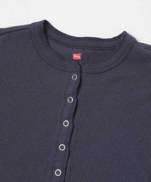 HANES(ヘインズ)の「『別注』HANES×DOORS ワッフルコンパクトカーディガン(カーディガン/ボレロ・レディース・グレー/オフホワイト/ネイビー・FREE)」の22枚目の写真