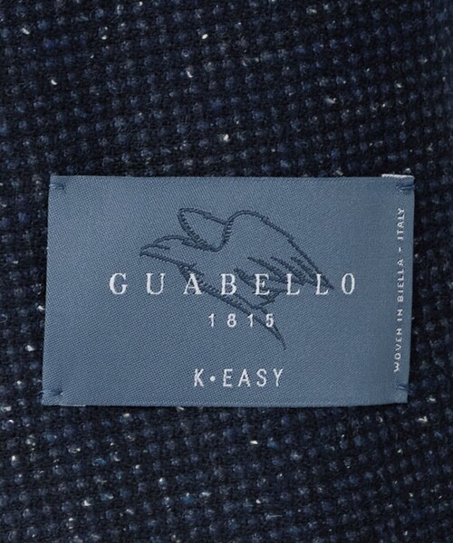 green label relaxing(グリーンレーベルリラクシング)の「GUABELLO ネップ ドビー 2B RG ジャケット(テーラードジャケット・メンズ・ネイビー/ダークブラウン・L/S/XL/M)」の14枚目の写真