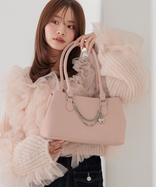 Heather(ヘザー)の「キャリーオンボストン 1074657(ボストンバッグ・レディース・ブラック/ブラウン/ピンク・ONE SIZE)」の3枚目の写真