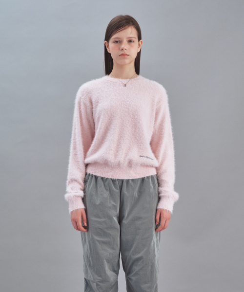 Rest&Recreation(レストアンドレクリエーション)の「HAIRY BASIC KNIT TOP - PINK(ニット/セーター・レディース・その他・ONE)」の2枚目の写真