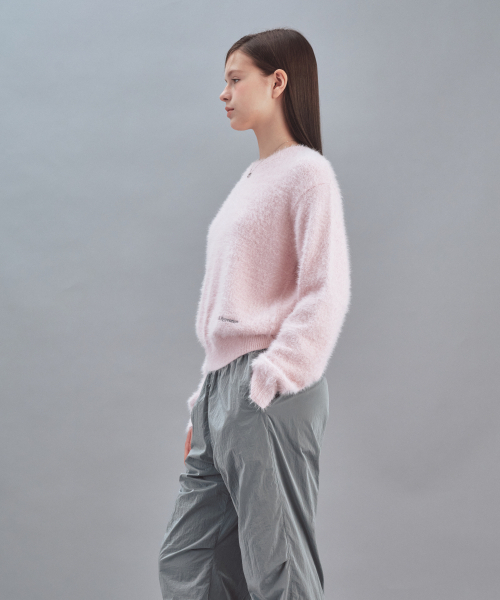 Rest&Recreation(レストアンドレクリエーション)の「HAIRY BASIC KNIT TOP - PINK(ニット/セーター・レディース・その他・ONE)」の4枚目の写真