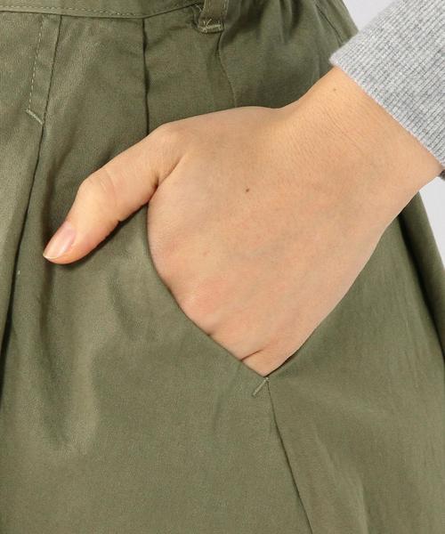 coen（コーエン）の「コットンツイルフレアスカート（スカート・レディース・オリーブ/ネイビー・LARGE/MEDIUM）」の8枚目の写真