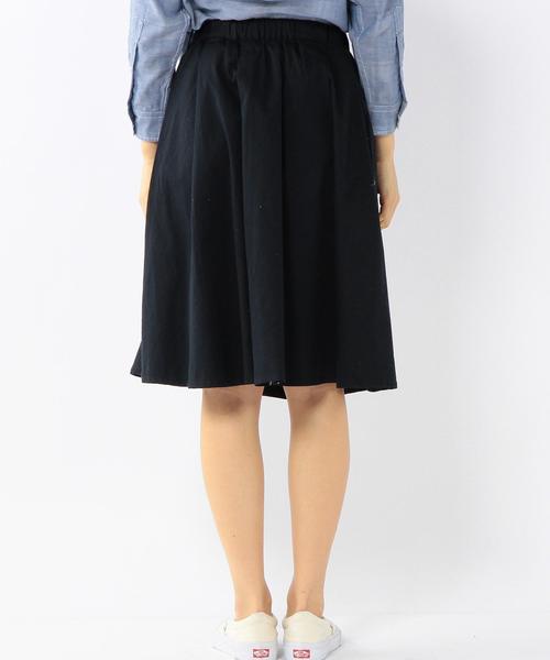 coen（コーエン）の「コットンツイルフレアスカート（スカート・レディース・オリーブ/ネイビー・LARGE/MEDIUM）」の11枚目の写真