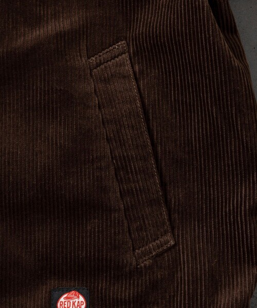 RED KAP（レッドキャップ）の「RED KAP/レッドキャップ 別注 SMU JK-22 SHORT LENGTH ジップアップ コーデュロイ ワークジャケット（ブルゾン・メンズ・ブラック/ベージュ/ブラウン/ネイビー/グリーン・MEDIUM/LARGE）」の11枚目の写真