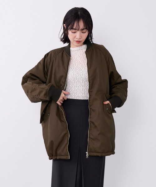 TICCA(ティッカ)の「【TICCA】ミドルMA-1(MA-1・レディース・ブラウン/カーキ・FREE)」の12枚目の写真