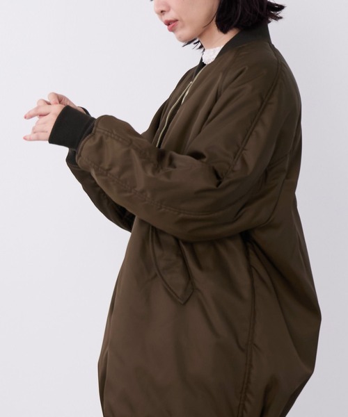TICCA(ティッカ)の「【TICCA】ミドルMA-1(MA-1・レディース・ブラウン/カーキ・FREE)」の14枚目の写真
