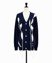 RIV NOBUHIKO（リブノブヒコ）の「【riv nobuhiko/リブノブヒコ】《STUDIOUS別注》 FLOWER KNIT CARDIGAN（カーディガン/ボレロ）」