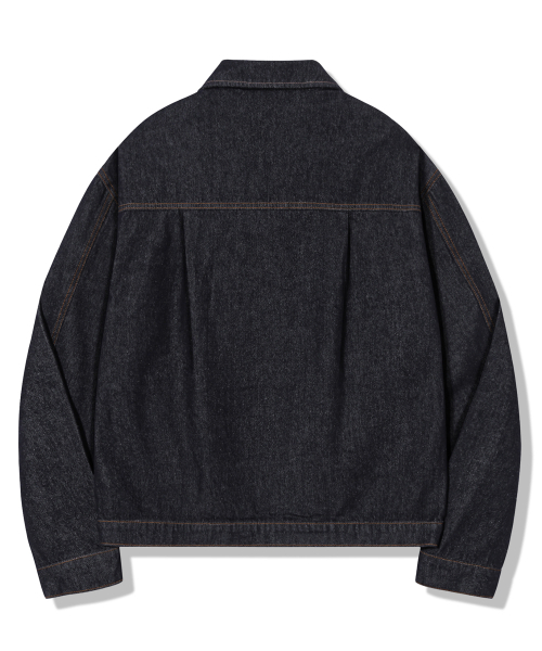 TRILLION（トリリオン）の「[ノンフェード] 12oz TYPE 1 デニムトラッカージャケット_インディゴ（デニムジャケット・メンズ・その他・MEDIUM/LARGE/X-LARGE）」の7枚目の写真