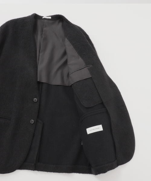 Couture d'adam（クチュールドアダム）の「COUTURE D’ADAM (クチュール ド アダム)  No Collar ジャケット（ノーカラージャケット・メンズ・ブラック/ブラウン・38/40）」の6枚目の写真