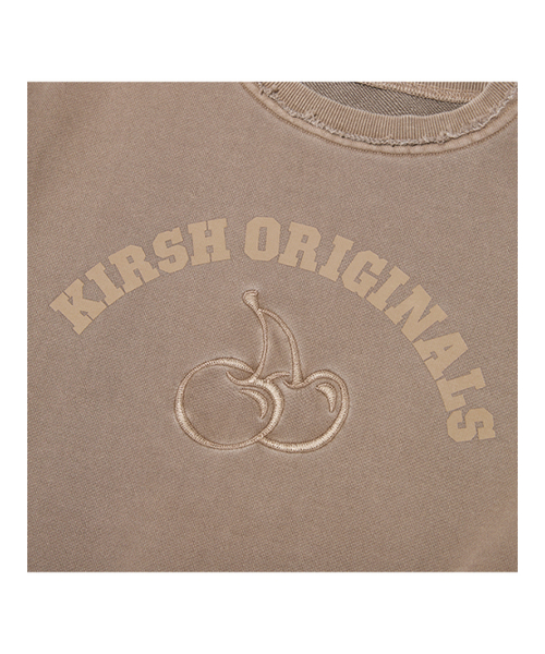 KIRSH（キルシー）の「ピグメントダイアーチチェリークロップスウェットシャツ[ブラウン]（スウェット・レディース・その他・1）」の5枚目の写真