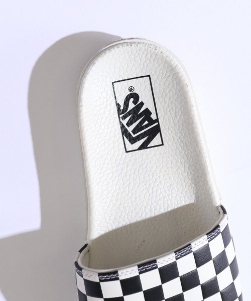 VANS（バンズ）の「【VANS/バンズ】 Slide-On Checkerboard/チェッカーボードサンダル_#（サンダル・レディース・ホワイト・7/6/8）」の3枚目の写真
