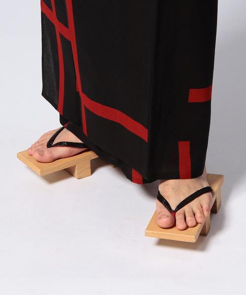 UNITED ARROWS（ユナイテッドアローズ）の「真角下駄 印伝 網代編み 