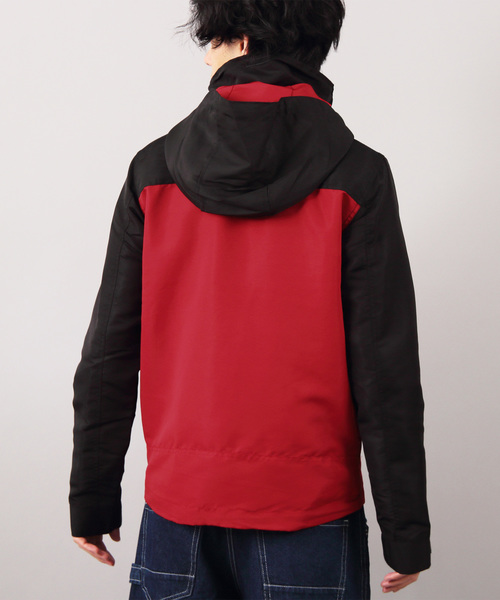 8(eight)(エイト)の「切替 マウンテンパーカー アウトドア(マウンテンパーカー・メンズ・ブラック×レッド/ブルー系その他/ブラック系その他/ブラック×ブラック/ブラック×ブルー/ブラック×イエロー/ブラック×グレー・SMALL/MEDIUM/LARGE/X-LARGE)」の17枚目の写真