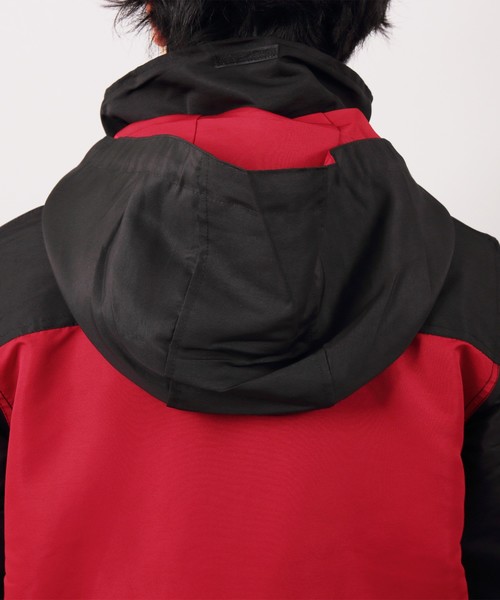 8(eight)(エイト)の「切替 マウンテンパーカー アウトドア(マウンテンパーカー・メンズ・ブラック×レッド/ブルー系その他/ブラック系その他/ブラック×ブラック/ブラック×ブルー/ブラック×イエロー/ブラック×グレー・SMALL/MEDIUM/LARGE/X-LARGE)」の20枚目の写真