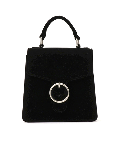 MOUSSY（マウジー）の「VELOUR HAND BAG（ショルダーバッグ・レディース・ブラック/ボルドー/ブラウン・FREE）」の2枚目の写真