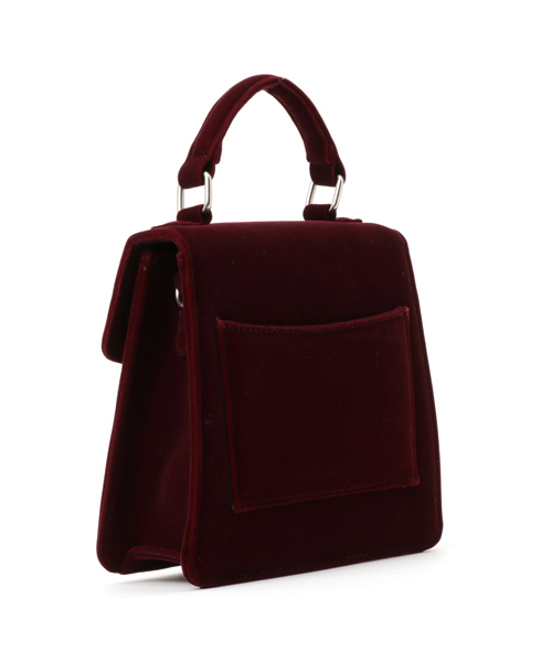MOUSSY（マウジー）の「VELOUR HAND BAG（ショルダーバッグ・レディース・ブラック/ボルドー/ブラウン・FREE）」の8枚目の写真
