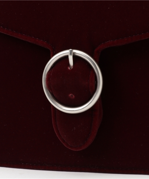 MOUSSY（マウジー）の「VELOUR HAND BAG（ショルダーバッグ・レディース・ブラック/ボルドー/ブラウン・FREE）」の10枚目の写真