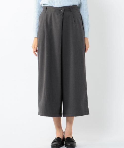 coen（コーエン）の「タックガウチョパンツ（その他パンツ・レディース・グレー/ブラック・MEDIUM/LARGE）」の14枚目の写真