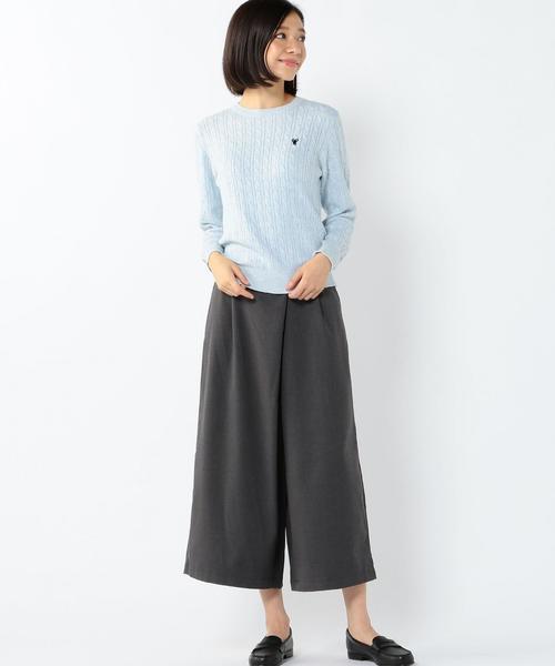 coen（コーエン）の「タックガウチョパンツ（その他パンツ・レディース・グレー/ブラック・MEDIUM/LARGE）」の16枚目の写真