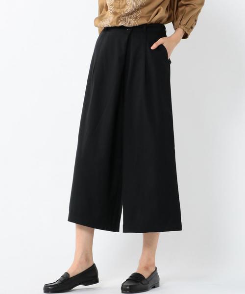 coen（コーエン）の「タックガウチョパンツ（その他パンツ・レディース・グレー/ブラック・MEDIUM/LARGE）」の11枚目の写真