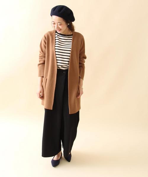 coen（コーエン）の「タックガウチョパンツ（その他パンツ・レディース・グレー/ブラック・MEDIUM/LARGE）」の5枚目の写真