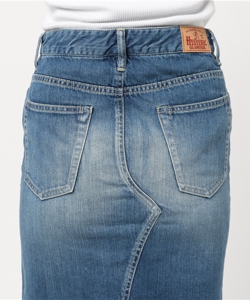 HYSTERIC GLAMOUR(ヒステリックグラマー)の「ZSR加工デニム タイトミディSK(スカート・レディース・インディゴブルー・27inch/25inch/24inch/26inch)」の6枚目の写真