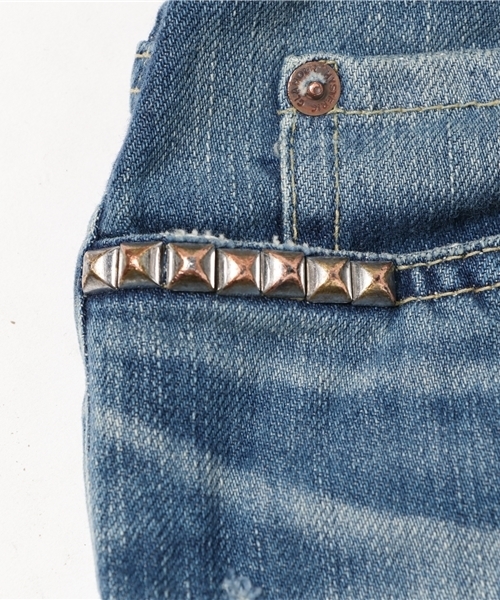 HYSTERIC GLAMOUR(ヒステリックグラマー)の「ZSR加工デニム タイトミディSK(スカート・レディース・インディゴブルー・27inch/25inch/24inch/26inch)」の11枚目の写真