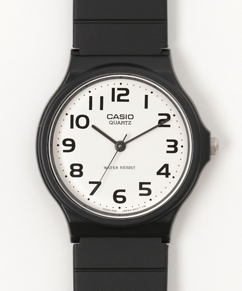 CASIO(カシオ)の「【CASIO】MQ-24-7B2(アナログ腕時計・レディース・ブラック・FREE)」の2枚目の写真