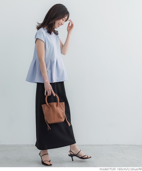 セール】【WEB限定セール】＼新色登場／異素材切り替えフレンチ