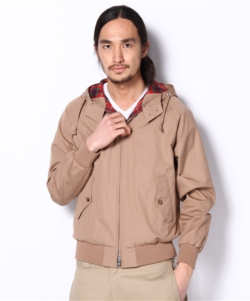 SHIPS JET BLUE（シップスジェットブルー）の「CICATA SHIPS JET BLUE×BARACUTA : LTD フーデッドG9（ブルゾン・メンズ・ベージュ/グリーン/ネイビー・40/38）」の2枚目の写真