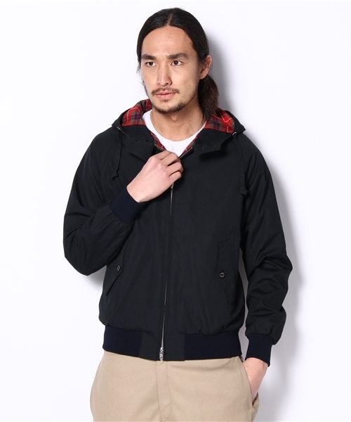 SHIPS JET BLUE（シップスジェットブルー）の「CICATA SHIPS JET BLUE×BARACUTA : LTD フーデッドG9（ブルゾン・メンズ・ベージュ/グリーン/ネイビー・40/38）」の3枚目の写真