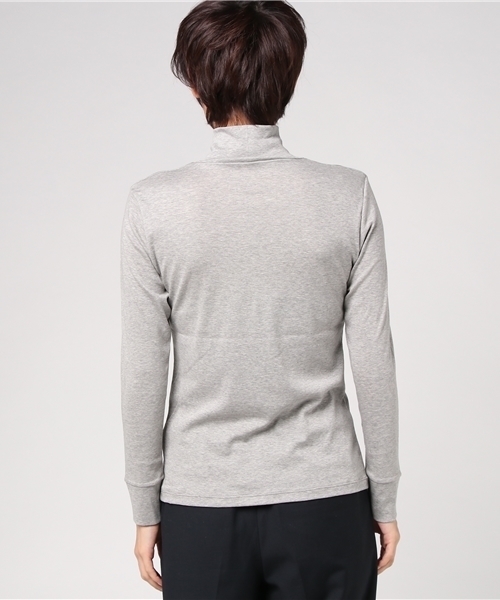 RIVE DROITE（リヴドロワ）の「ソフトフライスタートルネックカットソー（Tシャツ/カットソー・レディース・ライトグレー/その他14・FREE）」の4枚目の写真