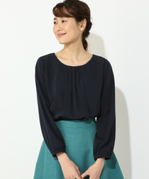 NATURAL BEAUTY BASIC | 〈ウォッシャブル〉フロントタックブラウス(シャツ/ブラウス)