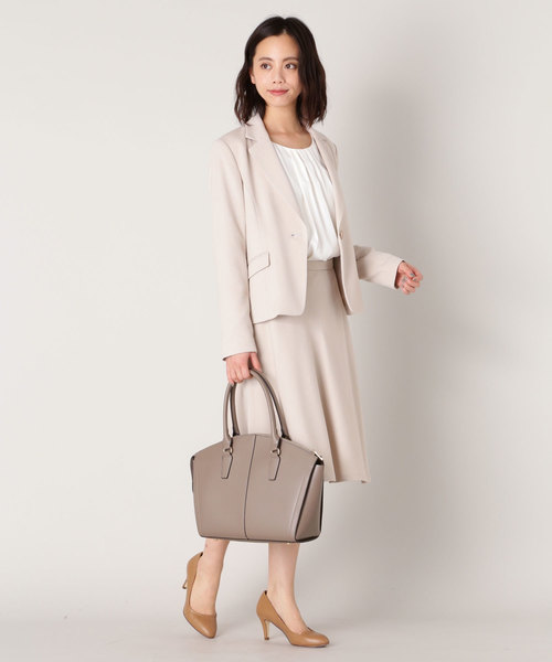 NATURAL BEAUTY BASIC（ナチュラルビューティーベーシック）の「〈ウォッシャブル〉フロントタックブラウス（シャツ/ブラウス・レディース・ピンク/ホワイト系その他/ネイビー/ホワイト・SMALL/MEDIUM/LARGE）」の12枚目の写真