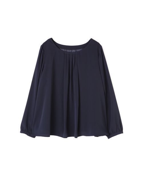 NATURAL BEAUTY BASIC（ナチュラルビューティーベーシック）の「〈ウォッシャブル〉フロントタックブラウス（シャツ/ブラウス・レディース・ピンク/ホワイト系その他/ネイビー/ホワイト・SMALL/MEDIUM/LARGE）」の18枚目の写真